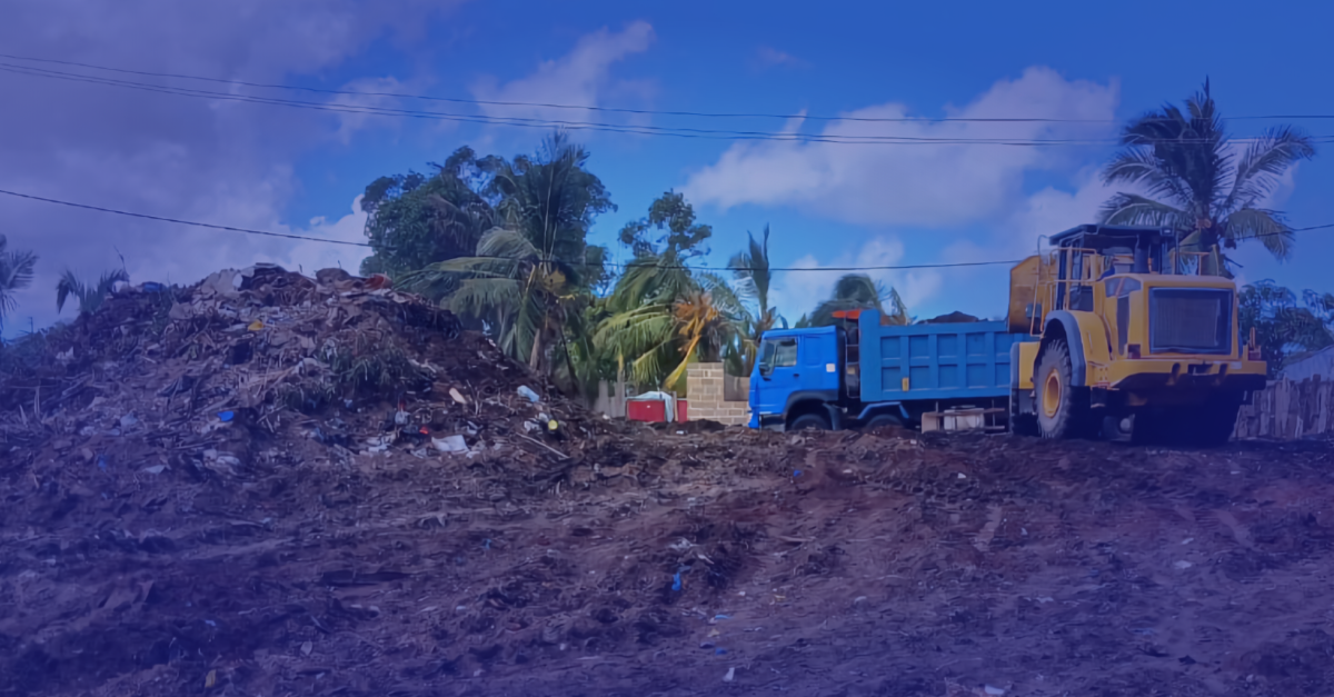 Clean-up operation in Mozambique 